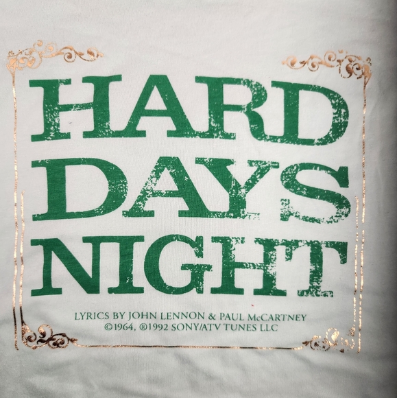 NWOT Women's Hard Days Night The Beatles Vintage Concert Tees Tank Top - Picture 2 of 5